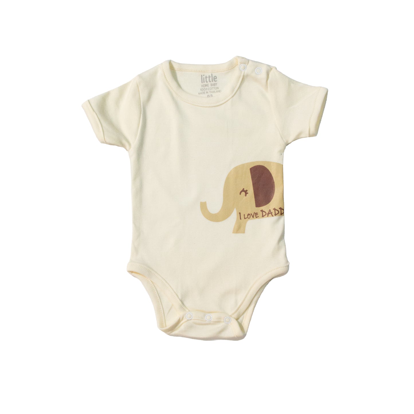 Pack of 3 Short-Sleeve Baby Romper