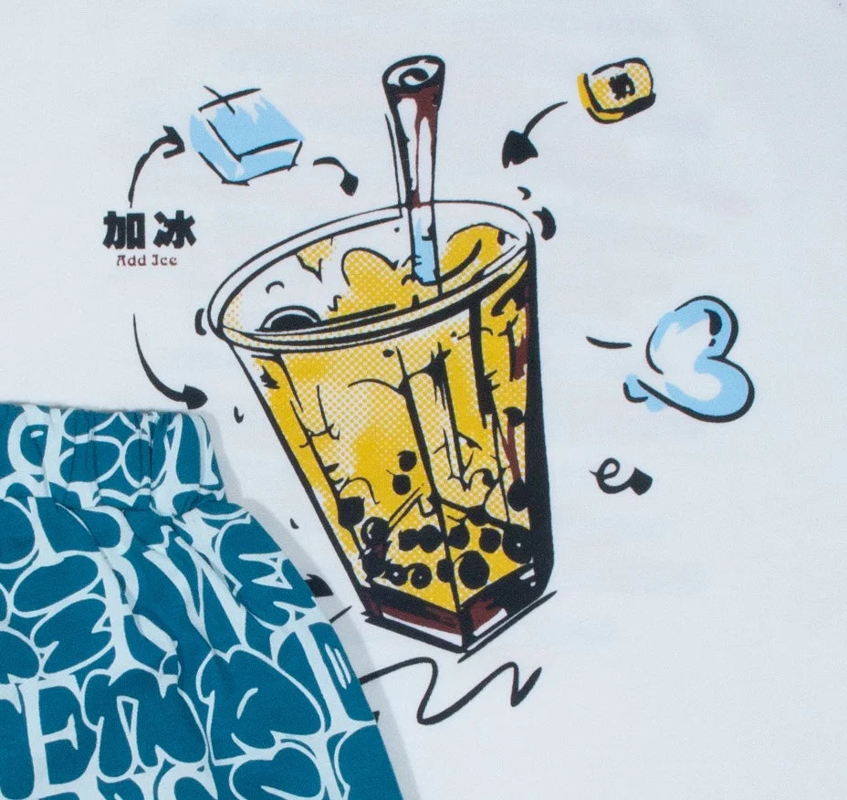 Summer Sips T-Shirt and Shorts
