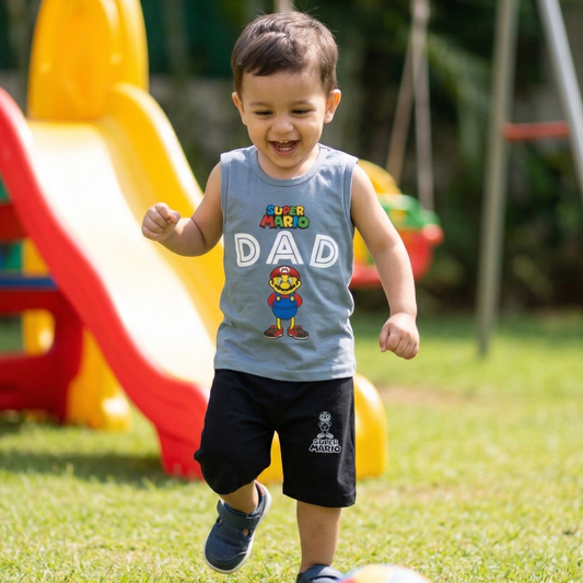 Child playing with a ball in a playground