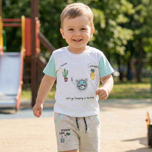 Camping Crew – T-shirt with Shorts