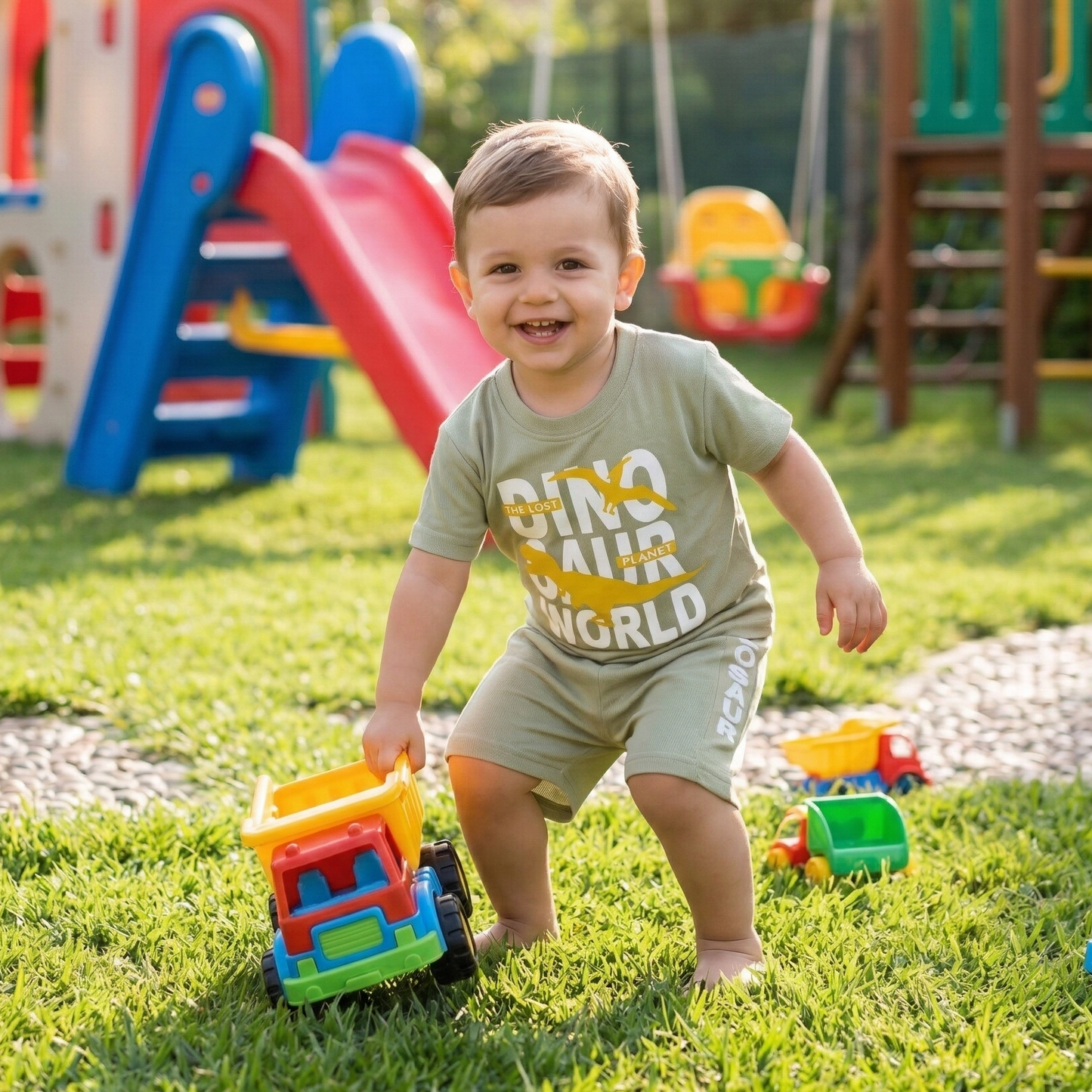 Dinosaur T – Shirt with Shorts