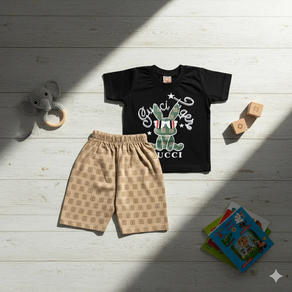 Gucci T-Shirt and Shorts Twinset