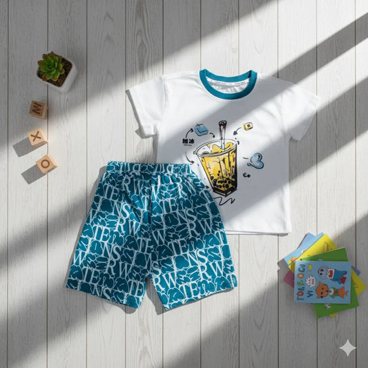 Summer Sips T-Shirt and Shorts