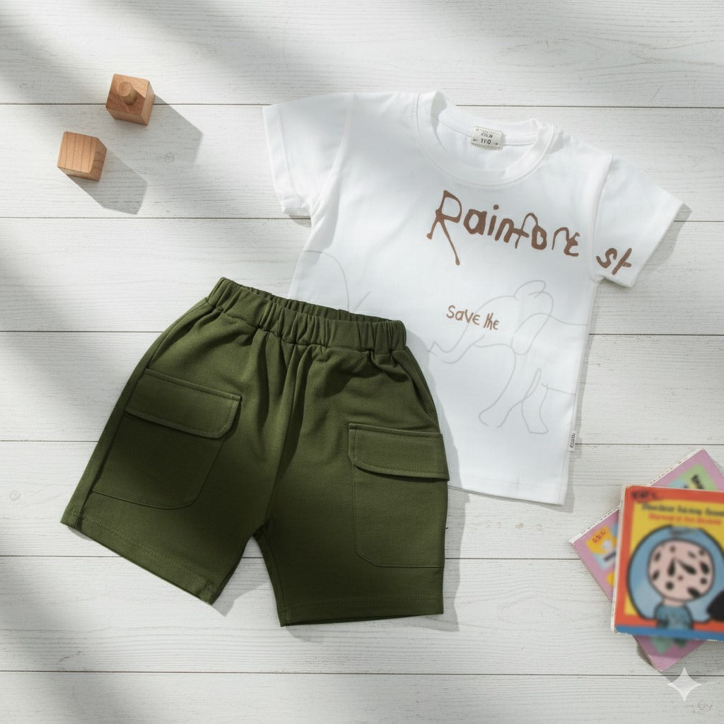 Rainforest T-Shirt & Shorts